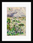 Mont Sainte Victoire from les Lauves, 1902-06 by Paul Cezanne