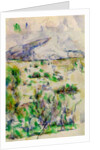 Mont Sainte Victoire from les Lauves, 1902-06 by Paul Cezanne