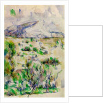 Mont Sainte Victoire from les Lauves, 1902-06 by Paul Cezanne