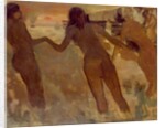 Peasant Girls Bathing at Dusk, 1875-76 by Edgar Degas