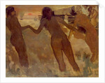 Peasant Girls Bathing at Dusk, 1875-76 by Edgar Degas