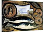The Fish House, New England, 1934 by Marsden Hartley
