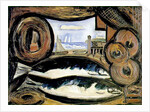 The Fish House, New England, 1934 by Marsden Hartley