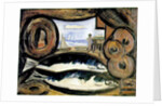The Fish House, New England, 1934 by Marsden Hartley