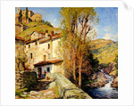 Old Mill at Pelago, Italy, 1913 by Willard Leroy Metcalf
