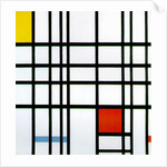 Composition with Red, Yellow and Blue, 1921 by Piet Mondrian