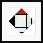 Lozenge Composition in Red, Black, Blue and Yellow, 1925 by Piet Mondrian