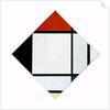 Lozenge Composition in Red, Black, Blue and Yellow, 1925 by Piet Mondrian
