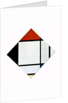 Lozenge Composition in Red, Black, Blue and Yellow, 1925 by Piet Mondrian
