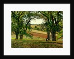 Chestnut Trees at Osny, c.1873 by Camille Pissarro