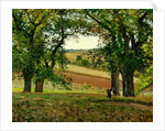 Chestnut Trees at Osny, c.1873 by Camille Pissarro