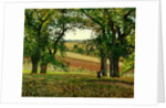 Chestnut Trees at Osny, c.1873 by Camille Pissarro