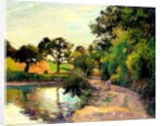 A Pond at Montfoucault, 1874 by Camille Pissarro