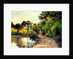 A Pond at Montfoucault, 1874 by Camille Pissarro