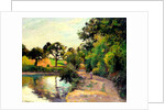 A Pond at Montfoucault, 1874 by Camille Pissarro