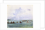 A Fishing Party, Samoa, 1890 by John La Farge or Lafarge