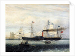 The Britannia Entering Boston Harbour, 1848 by Fitz Henry Lane