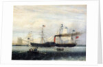 The Britannia Entering Boston Harbour, 1848 by Fitz Henry Lane