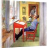 Esbjorn Doing his Homework, 1912 by Carl Larsson
