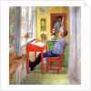 Esbjorn Doing his Homework, 1912 by Carl Larsson