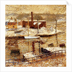 River Scene in Winter, c.1899 by Ernest Lawson