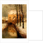 The Canal in Winter, 1901 by Henri Eugene Augustin Le Sidaner