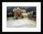Snow at Gerberoy, 1910 by Henri Eugene Augustin Le Sidaner