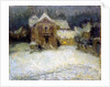 Snow at Gerberoy, 1910 by Henri Eugene Augustin Le Sidaner
