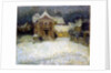 Snow at Gerberoy, 1910 by Henri Eugene Augustin Le Sidaner