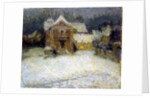 Snow at Gerberoy, 1910 by Henri Eugene Augustin Le Sidaner