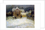 Snow at Gerberoy, 1910 by Henri Eugene Augustin Le Sidaner