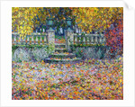 The Terrace in the Autumn, Gerberoy, 1922 by Henri Eugene Augustin Le Sidaner