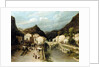 A Mountain Village, Italy by Silvestro Lega