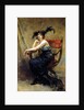 Woman Sitting in a Dagobert Armchair by Madeleine Lemaire