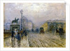 The Pont Neuf, Paris by Giuseppe or Joseph de Nittis