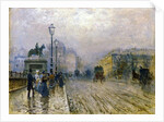 The Pont Neuf, Paris by Giuseppe or Joseph de Nittis