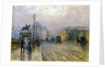 The Pont Neuf, Paris by Giuseppe or Joseph de Nittis