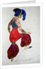 Costume design for the Blue Sultan in 'Scheherazade', c.1910 by Leon Bakst
