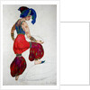 Costume design for the Blue Sultan in 'Scheherazade', c.1910 by Leon Bakst