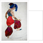 Costume design for the Blue Sultan in 'Scheherazade', c.1910 by Leon Bakst