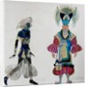 Costumes for a negro boy in 'Scheherazade' and Barbizon in 'Aladdin's Lamp' by Leon Bakst