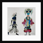 Costumes for a negro boy in 'Scheherazade' and Barbizon in 'Aladdin's Lamp' by Leon Bakst
