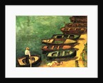 Boats at Pont-Aven, Brittany, 1890 by Emile Bernard