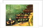 Boats at Pont-Aven, Brittany, 1890 by Emile Bernard
