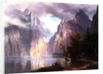 In the Sierra Nevada, c.1861 by Albert Bierstadt