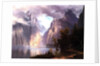 In the Sierra Nevada, c.1861 by Albert Bierstadt