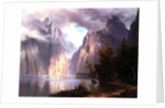 In the Sierra Nevada, c.1861 by Albert Bierstadt