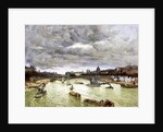 Paris, the Seine and Alexander III's Bridge, 1896 by Frank Myers Boggs