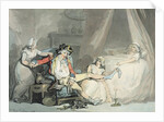 Four O'Clock in the Town by Thomas Rowlandson