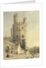 Caernarfon Castle, c.1842-52 by William (1809-58) Evans